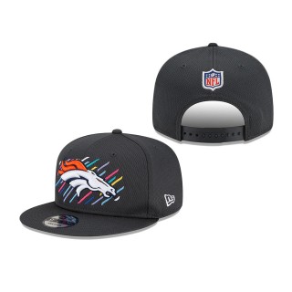 Broncos Charcoal 2021 NFL Crucial Catch 9FIFTY Snapback Adjustable Hat