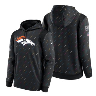 Broncos Charcoal 2021 NFL Crucial Catch Therma Pullover Hoodie