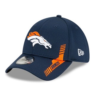 Denver Broncos Navy 2021 NFL Sideline Home 39THIRTY Hat