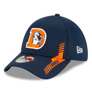 Denver Broncos Navy 2021 NFL Sideline Home D 39THIRTY Hat