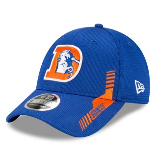 Denver Broncos Royal 2021 NFL Sideline Home Historic Logo 9FORTY Adjustable Hat