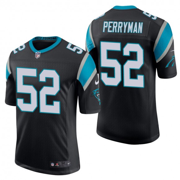 Men's Carolina Panthers Denzel Perryman Black Vapor Limited Jersey