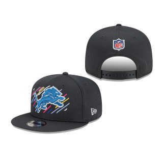 Lions Charcoal 2021 NFL Crucial Catch 9FIFTY Snapback Adjustable Hat