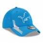 Detroit Lions Blue 2021 NFL Sideline Home 39THIRTY Hat