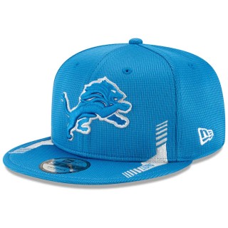 Detroit Lions Blue 2021 NFL Sideline Home 9FIFTY Snapback Hat