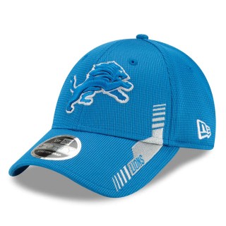 Detroit Lions Blue 2021 NFL Sideline Home 9FORTY Adjustable Hat