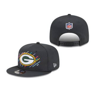 Packers Charcoal 2021 NFL Crucial Catch 9FIFTY Snapback Adjustable Hat