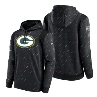 Packers Charcoal 2021 NFL Crucial Catch Therma Pullover Hoodie