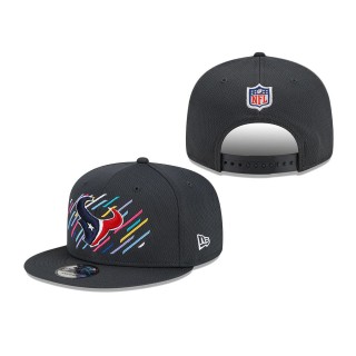 Texans Charcoal 2021 NFL Crucial Catch 9FIFTY Snapback Adjustable Hat