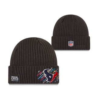 Texans Charcoal 2021 NFL Crucial Catch Knit Hat
