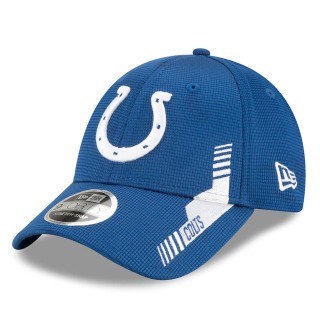 Indianapolis Colts Royal 2021 NFL Sideline Home 9FORTY Adjustable Hat