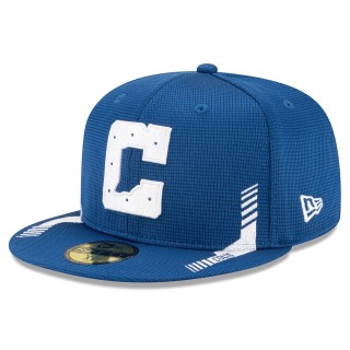 Indianapolis Colts Royal 2021 NFL Sideline Home C 59FIFTY Hat