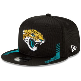 Jacksonville Jaguars Black 2021 NFL Sideline Home 9FIFTY Snapback Hat
