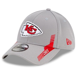 Kansas City Chiefs Gray 2021 NFL Sideline Home 39THIRTY Hat