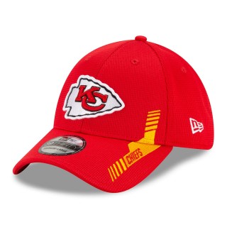 Kansas City Chiefs Red 2021 NFL Sideline Home 39THIRTY Hat