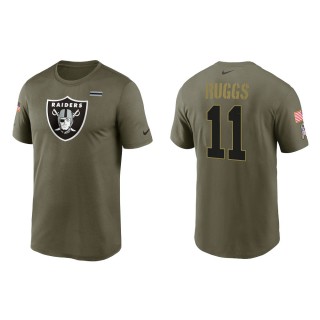 2021 Salute To Service Men's Raiders Henry Ruggs Olive Legend Performance T-Shirt