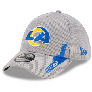 Los Angeles Rams Gray 2021 NFL Sideline Home 39THIRTY Hat