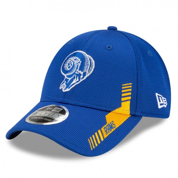 Los Angeles Rams Royal 2021 NFL Sideline Home Historic Logo 9FORTY Adjustable Hat