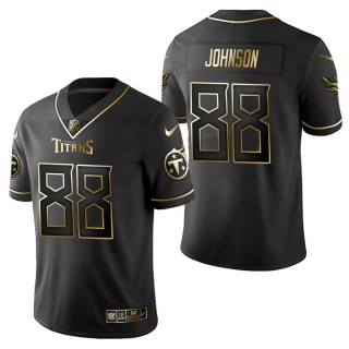 Men's Tennessee Titans Marcus Johnson Black Golden Edition Jersey