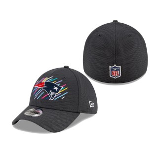Patriots Charcoal 2021 NFL Crucial Catch 39THIRTY Flex Hat