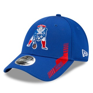 New England Patriots Navy 2021 NFL Sideline Home Historic Logo 9FORTY Adjustable Hat