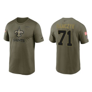 2021 Salute To Service Men's Saints Ryan Ramczyk Olive Legend Performance T-Shirt