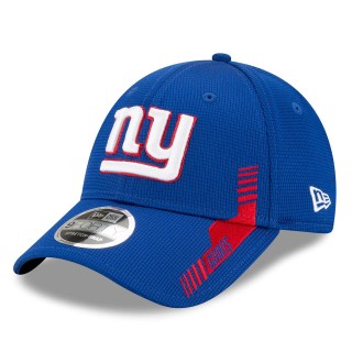 New York Giants Royal 2021 NFL Sideline Home 9FORTY Adjustable Hat