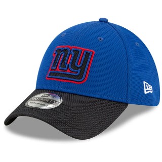 New York Giants Royal Black 2021 NFL Sideline Road 39THIRTY Hat