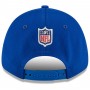 New York Giants Royal Black 2021 NFL Sideline Road 9FORTY Adjustable Hat