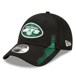 New York Jets Black 2021 NFL Sideline Home 9FORTY Adjustable Hat