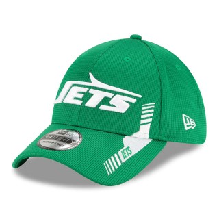 New York Jets Green 2021 NFL Sideline Home Historic Logo 39THIRTY Hat