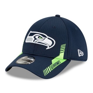 Seattle Seahawks College Navy 2021 NFL Sideline Home 39THIRTY Hat