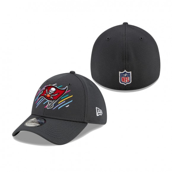 Buccaneers Charcoal 2021 NFL Crucial Catch 39THIRTY Flex Hat