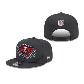 Buccaneers Charcoal 2021 NFL Crucial Catch 9FIFTY Snapback Adjustable Hat