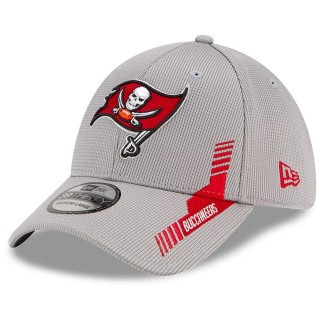 Tampa Bay Buccaneers Gray 2021 NFL Sideline Home 39THIRTY Hat