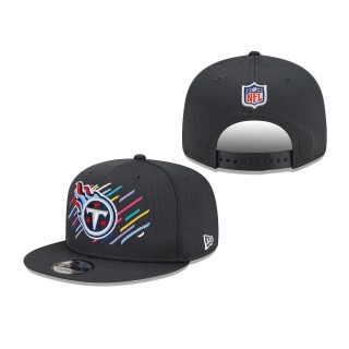 Titans Charcoal 2021 NFL Crucial Catch 9FIFTY Snapback Adjustable Hat
