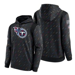 Titans Charcoal 2021 NFL Crucial Catch Therma Pullover Hoodie