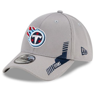Tennessee Titans Gray 2021 NFL Sideline Home 39THIRTY Hat