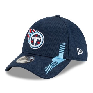Tennessee Titans Navy 2021 NFL Sideline Home 39THIRTY Hat