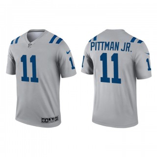 Michael Pittman Jr. Gray 2021 Inverted Legend Colts Jersey