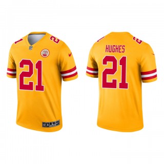 Mike Hughes Yellow 2021 Inverted Legend Chiefs Jersey
