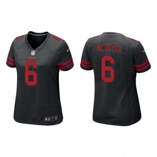 Nsimba Webster Black Game 49ers Women's Jersey