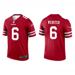 Nsimba Webster Scarlet Legend 49ers Jersey