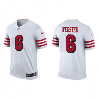 Nsimba Webster White Color Rush Legend 49ers Jersey