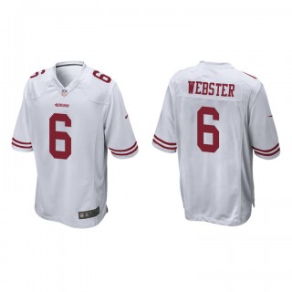 Nsimba Webster White Game 49ers Jersey