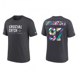 Osa Odighizuwa Dallas Cowboys Nike Charcoal 2021 NFL Crucial Catch Performance T-Shirt