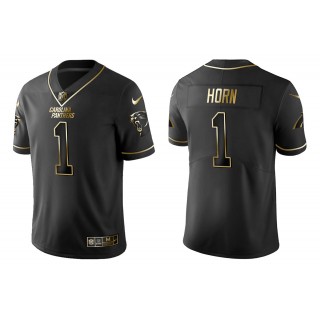 Men's Jaycee Horn Carolina Panthers Black Golden Edition Jersey