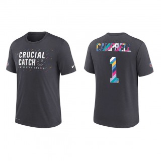 Parris Campbell Indianapolis Colts Nike Charcoal 2021 NFL Crucial Catch Performance T-Shirt