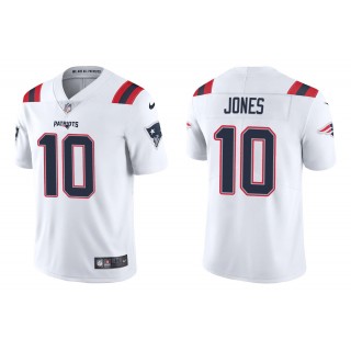 Men's Mac Jones New England Patriots White 2021 NFL Draft Jersey