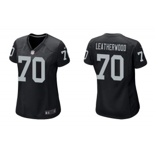 Women's Alex Leatherwood Las Vegas Raiders Black 2021 NFL Draft Jersey